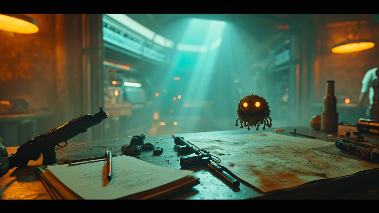 High on Life 2 sequel hero scene for a game development brief